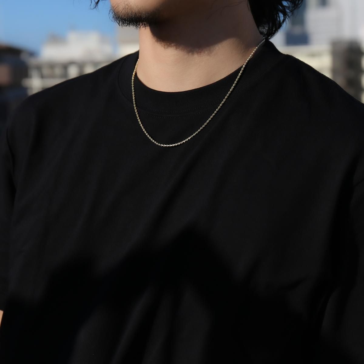 10K イエローゴールド ロープネックレス 幅2mm 40cm-60cm UKPH000004