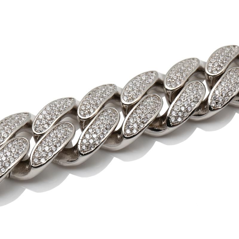 シルバー マイアミブレスレット 幅16mm 21cm - AVALANCHE OFFICIAL STORE