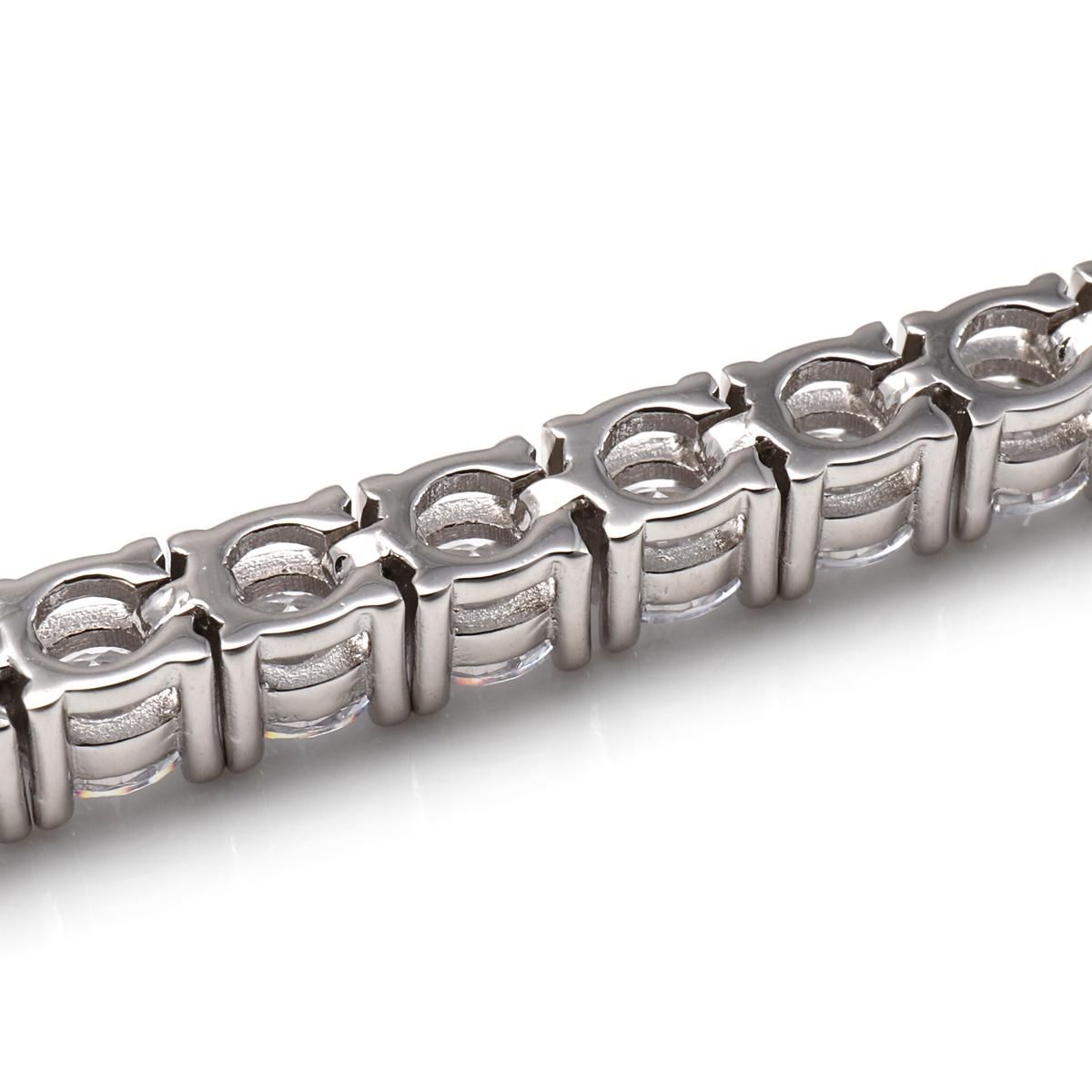 シルバー テニスブレスレット 幅5mm 18cm-20cm AHBL-D042-5MM