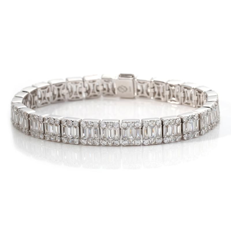 シルバー マイアミネックレス 幅8.4mm 44cm-46cm NJ-162WCZ