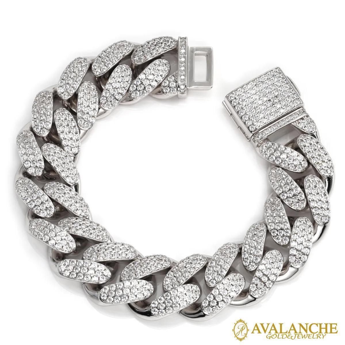 シルバー マイアミブレスレット 幅20mm 21cm-22cm MIA-20MPV