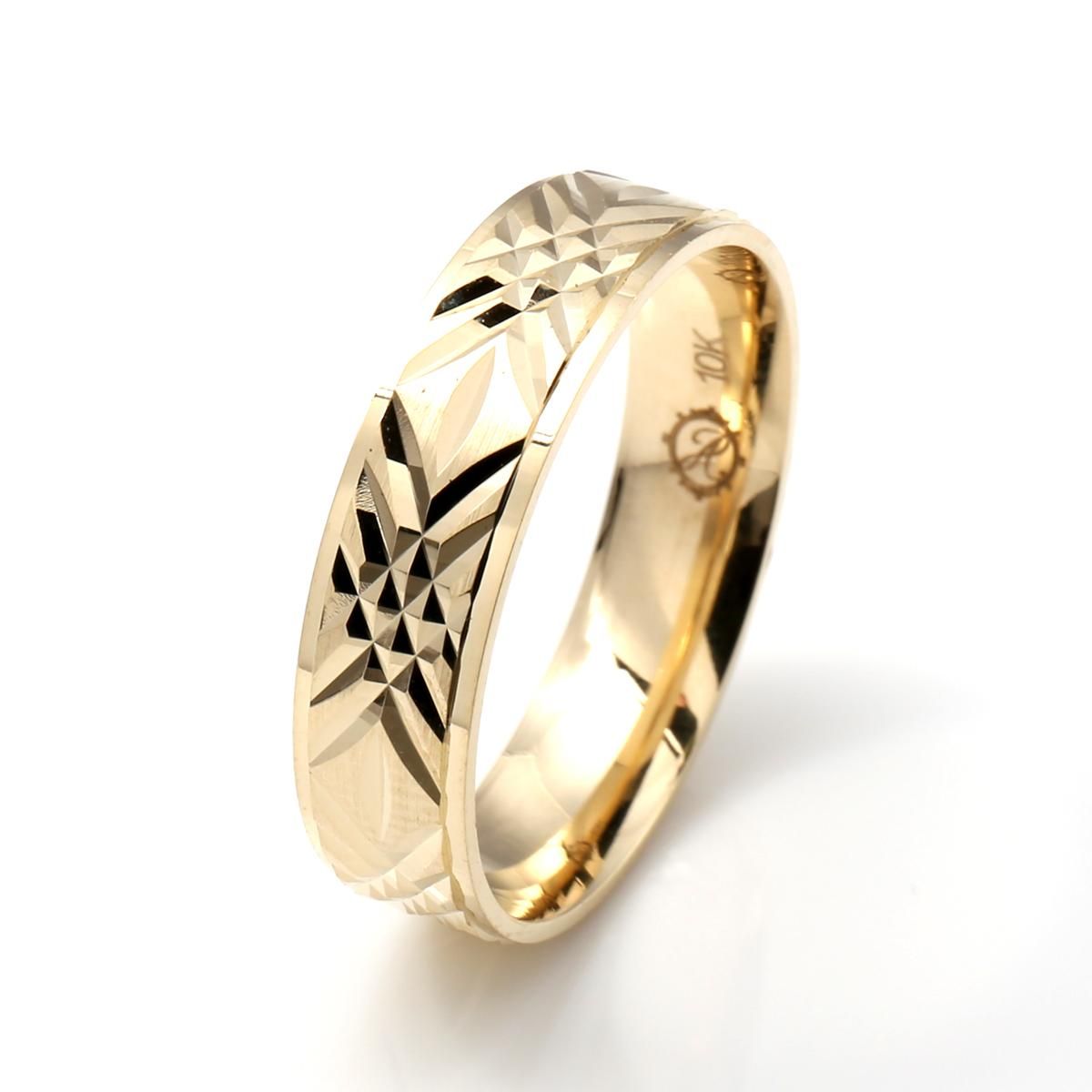 10K イエローゴールド リング 9号-21号 S22-50Y - AVALANCHE OFFICIAL