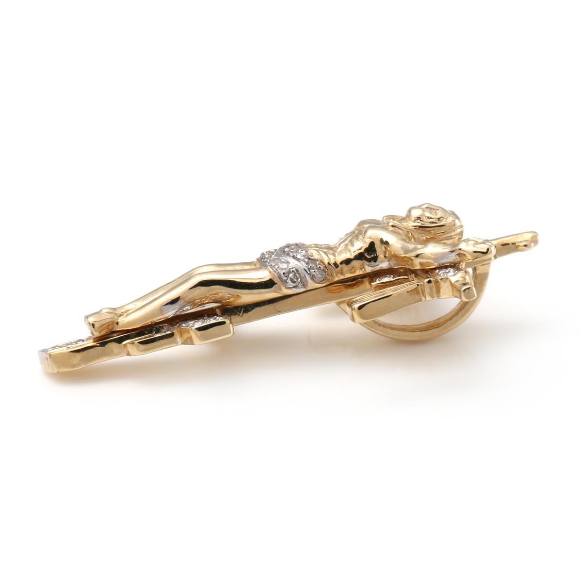 ダイヤモンド 10K イエローゴールド ペンダント - AVALANCHE OFFICIAL