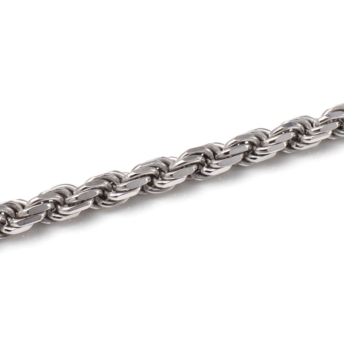 シルバー ロープネックレス 幅3.5mm 45cm-60cm 080HCMD - AVALANCHE