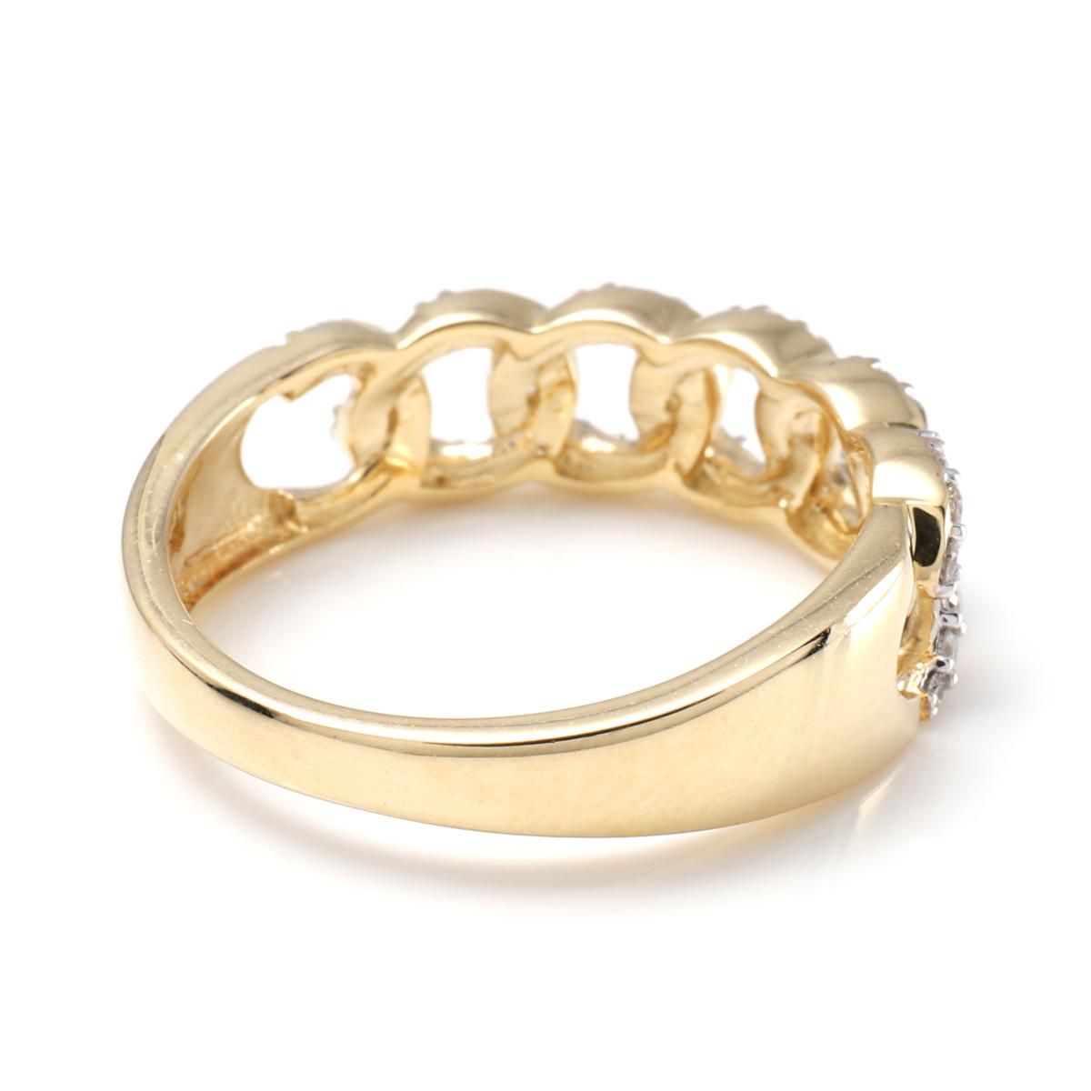 ダイヤモンド 10K イエローゴールド リング 14号 - AVALANCHE OFFICIAL