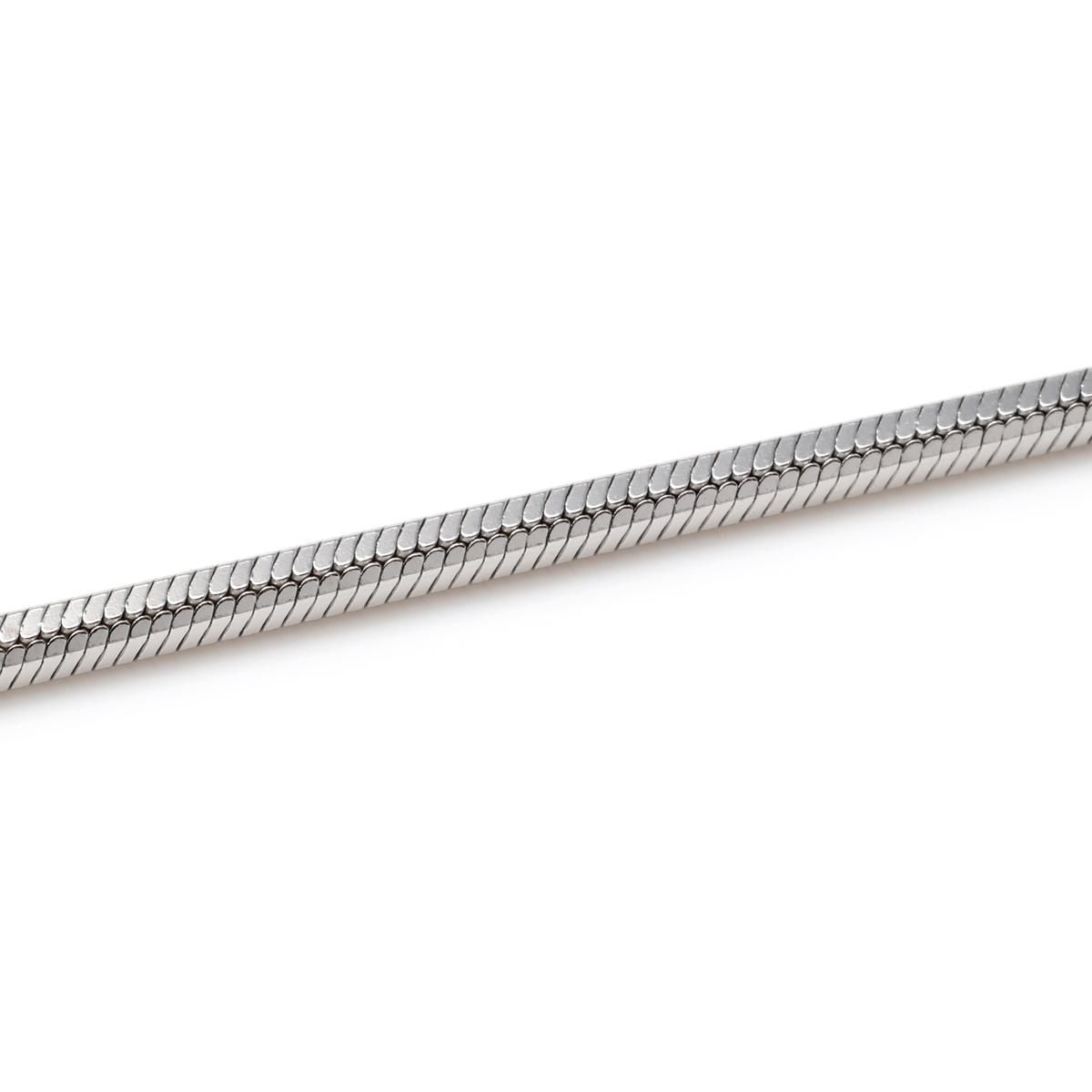 シルバー スネークネックレス 幅1.5mm 45cm-60cm 150CPQD8 - AVALANCHE