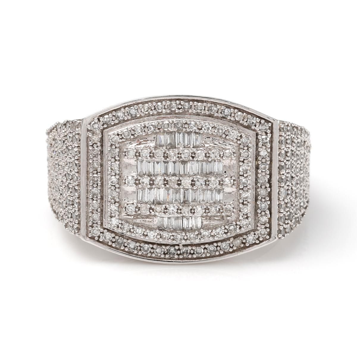 ダイヤモンド 10K ホワイトゴールド リング 21号 - AVALANCHE OFFICIAL