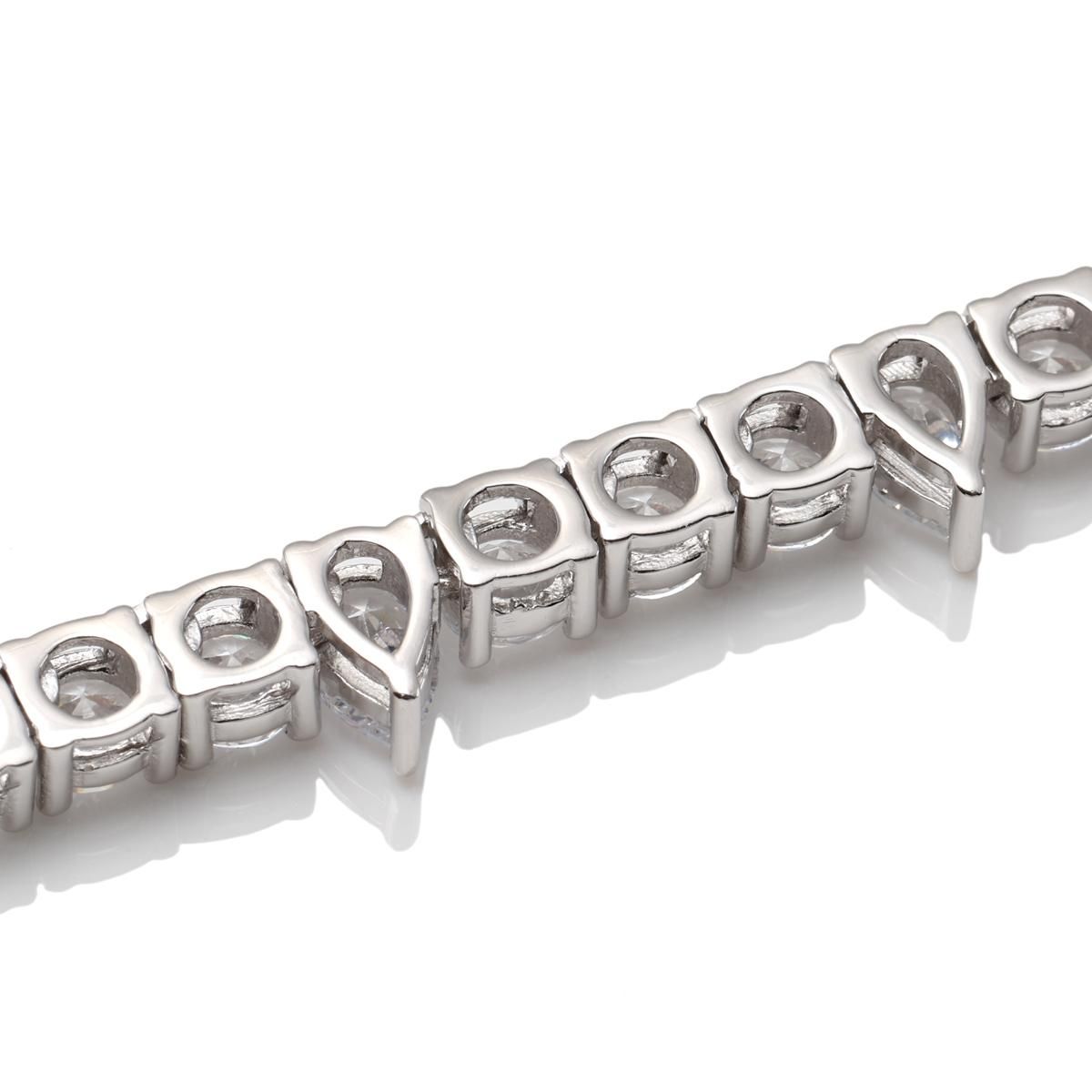 シルバー スパイクテニスブレスレット 幅6.5mm 19cm SPIKE01-BR