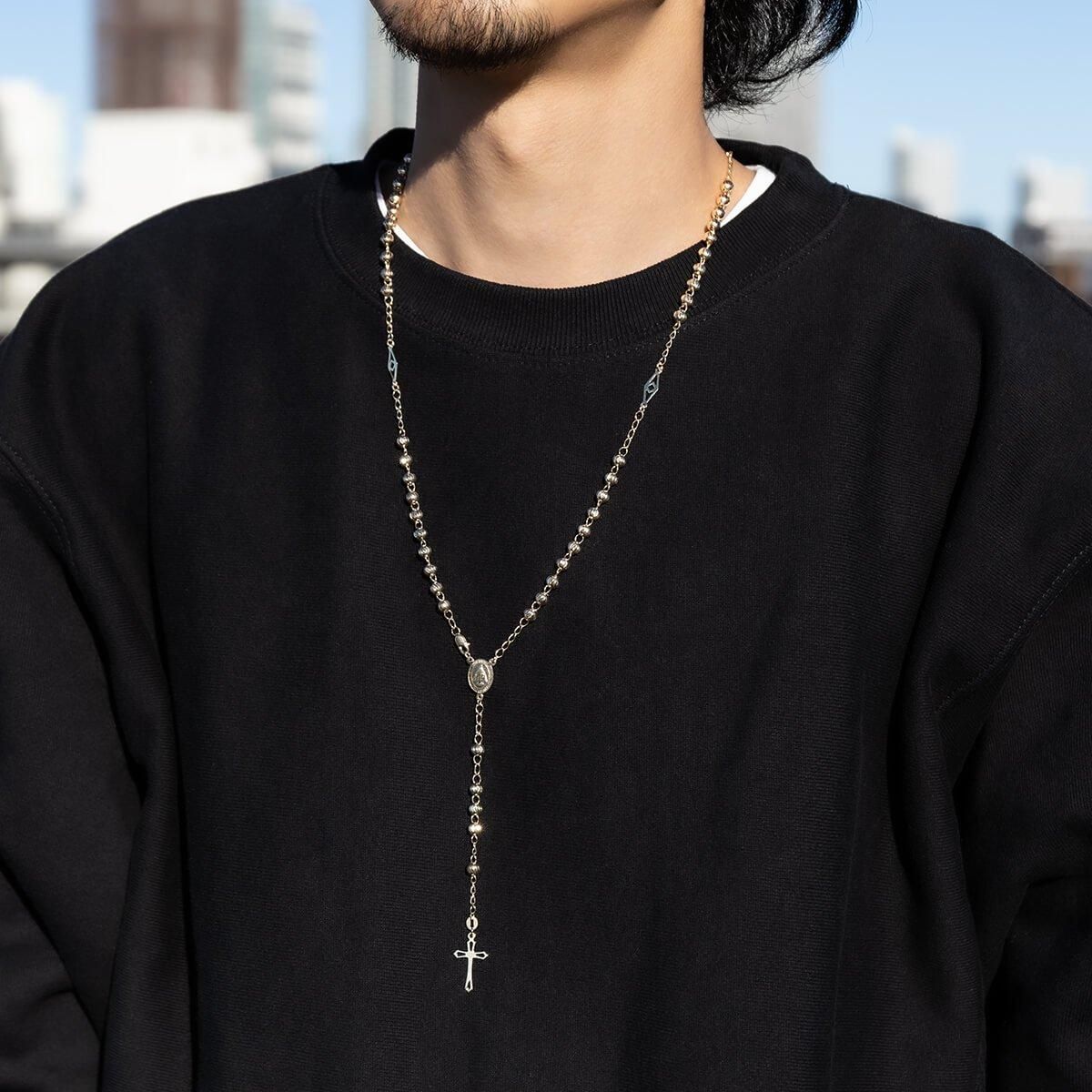 10K イエローゴールド ロザリオネックレス 60cm AROS11 - AVALANCHE