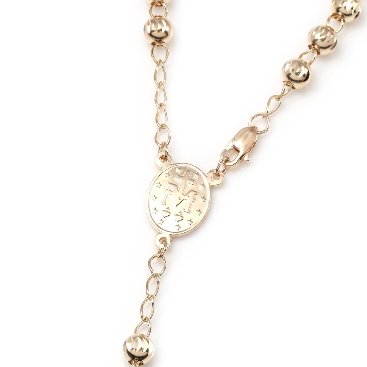 10K イエローゴールド ロザリオネックレス 60cm AROS11 - AVALANCHE