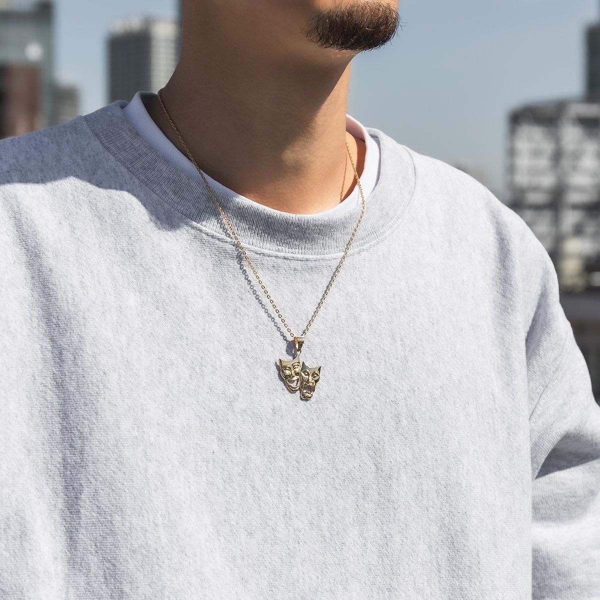 10K イエローゴールド ネックレス&ペンダント 45cm-50cm 3-13244-02