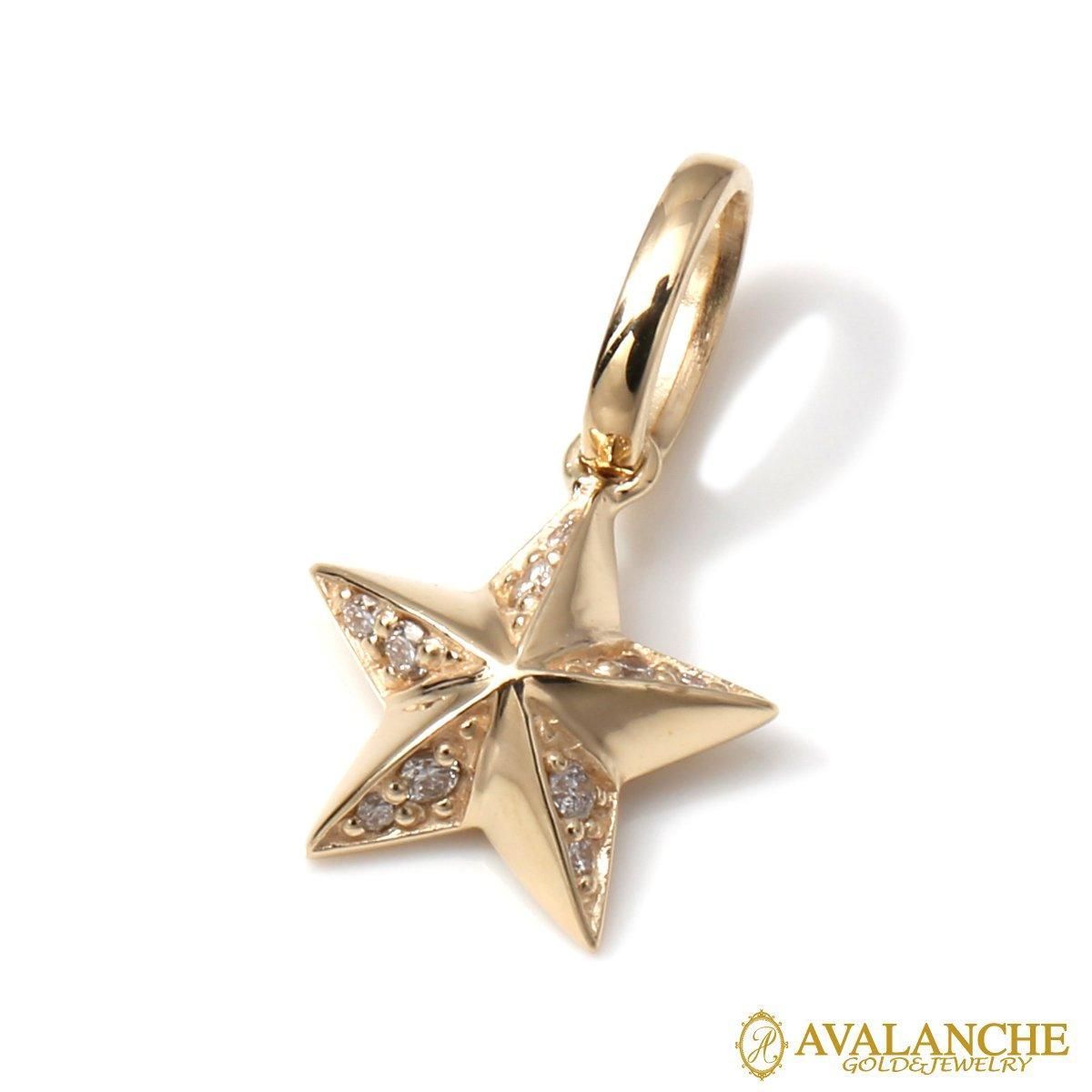 ダイヤモンド 10K イエローゴールド ペンダント 3-13724-01