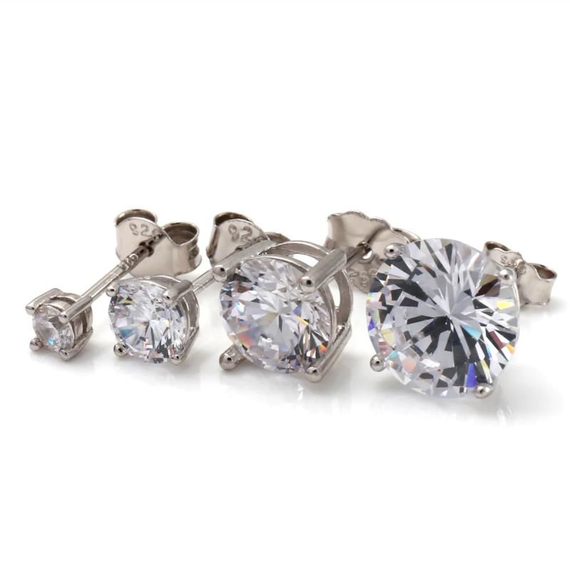 シルバー テニスブレスレット 幅4mm 18cm-19cm AHBL-D042-CROSS