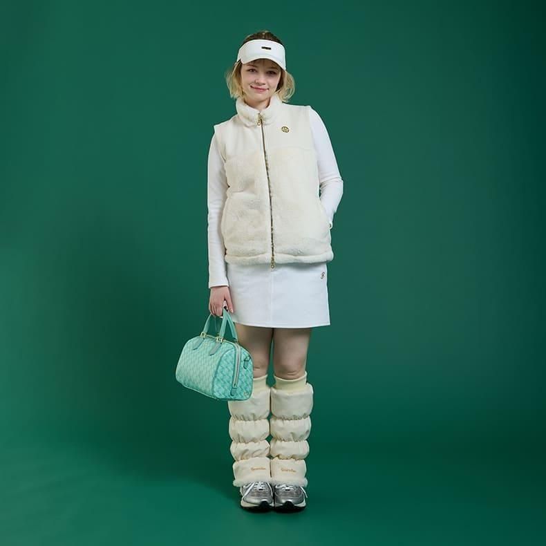 ウィメンズ スイッチングファーベスト ホワイト | Resurrection