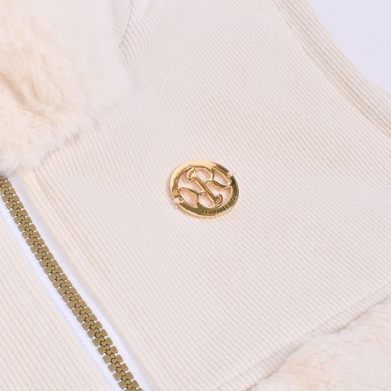 ウィメンズ スイッチングファーベスト ホワイト | Resurrection