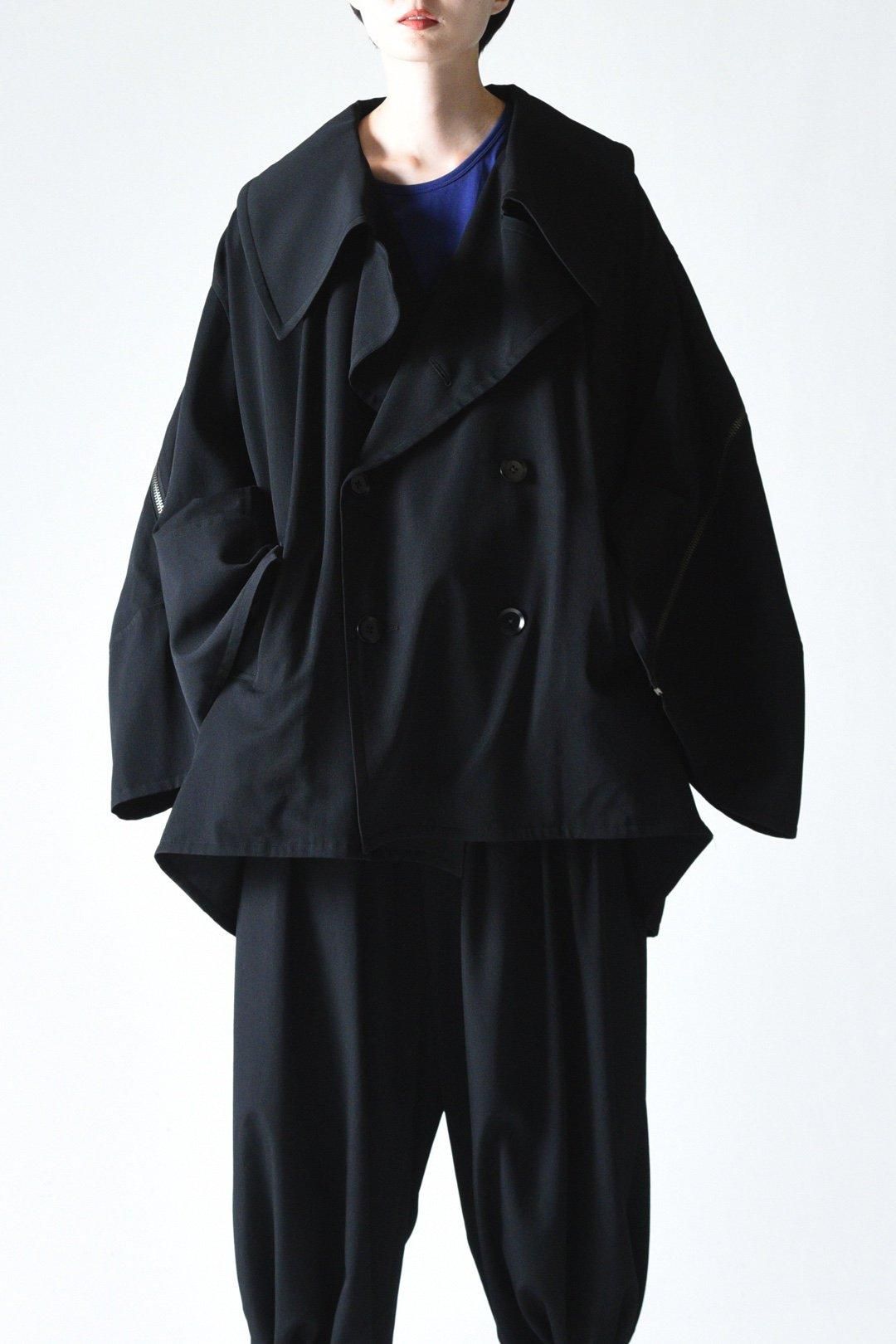 Ground Y ウールギャバジンジッパーオーバーコート - Ka na ta,Yohji