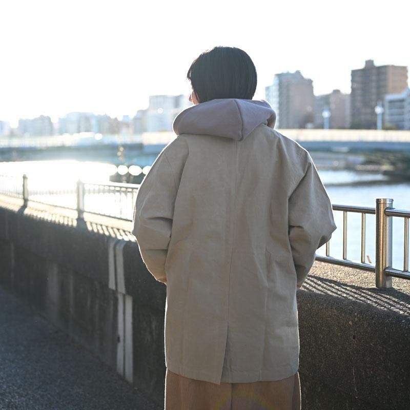 バフクロス オーバーサイズジャケット ベージュ - yohakuの公式通販