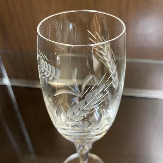 アンティーク雑貨｜ガラス食器｜シャンパングラス｜ボヘミアンガラス