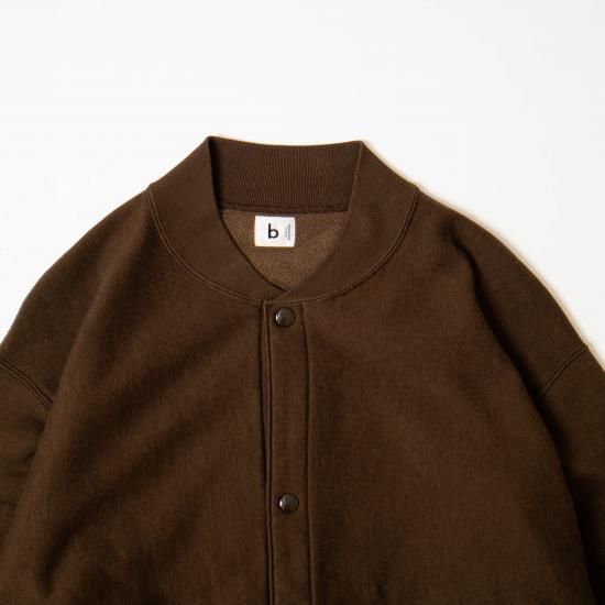 blurhms ブラームス 「Soft & Hard Sweat Snap Cardigan」 - WEEKENDER