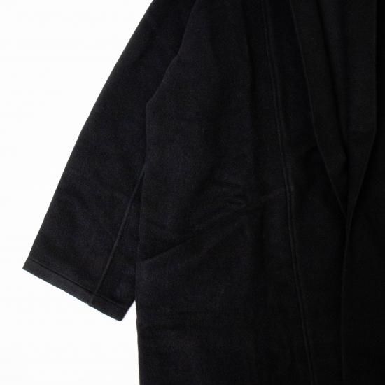 MITTAN ミッタン 「ウールシルクキャメル半纏ロングコート（紐付き