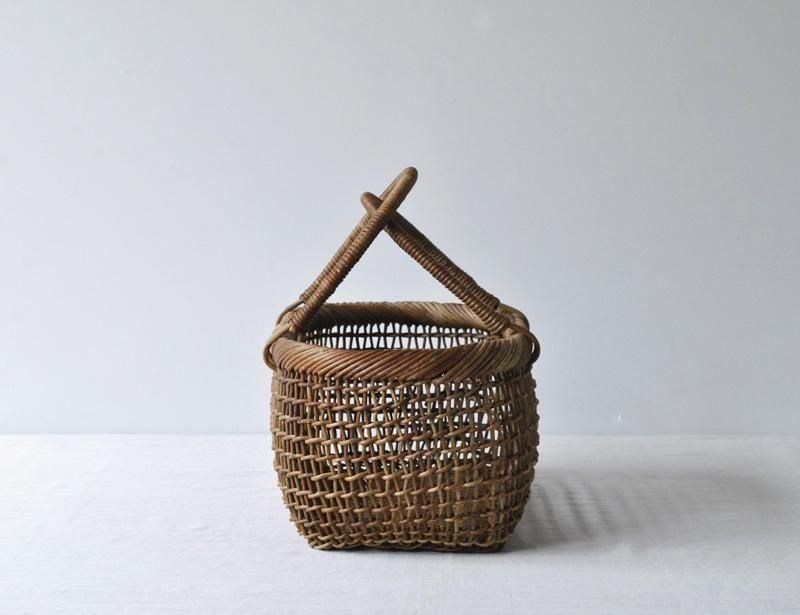 あけびかご 細目こだし編みかご（ロータイプ） - 日本の手仕事の店
