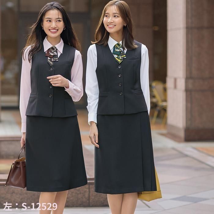 S-12539（セロリー）Selery スカート 後ろウエストゴム しごと服｜事務服