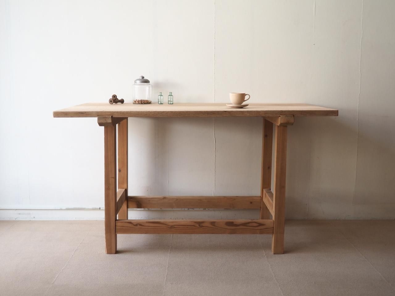 NS031 木味の良いしっかりとした作業台 YH - 古家具・古道具のセレクト