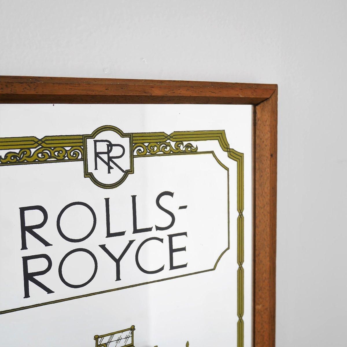 4607 アメリカ ヴィンテージ パブミラー ROLLS-ROYCE ロールスロイス