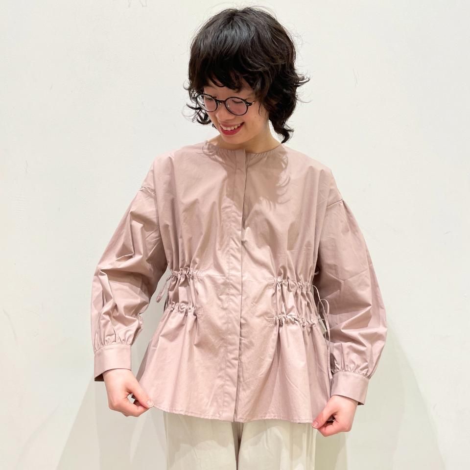 ina - ウエスト共紐 ギャザーブラウス（236153） - Sheth Online Store