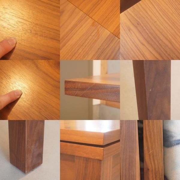 無印良品(MUJI)のウォールナット材 エクステンションテーブルです