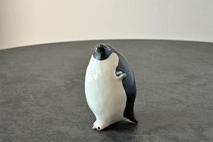 工藤ちえ奈｜ペンギン｜アデリーペンギン｜フリッパー｜一輪挿し｜作家
