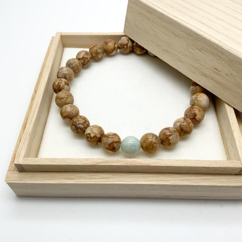 糸魚川翡翠 (青海産) 姫川薬石 ブレスレット 】 国産 天然石 糸魚川