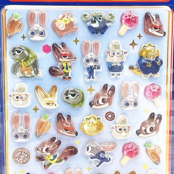 カラーミー限定】 ディズニー ズートピア ボンボンドロップシールミニ