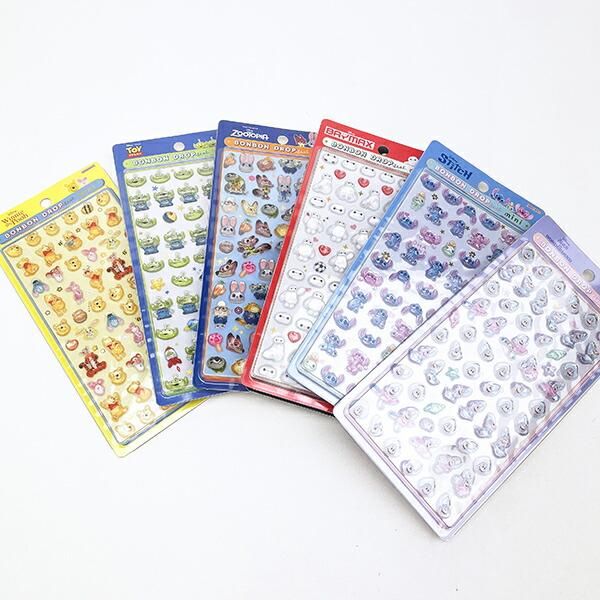 カラーミー限定】 ディズニー ズートピア ボンボンドロップシールミニ