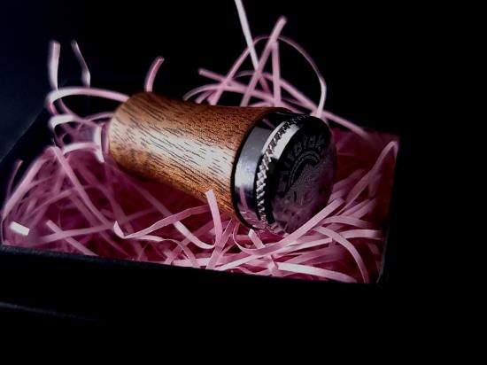 希少ヒトトキワークス カスタムハンドルノブ エボニー 2個 ウッドノブ