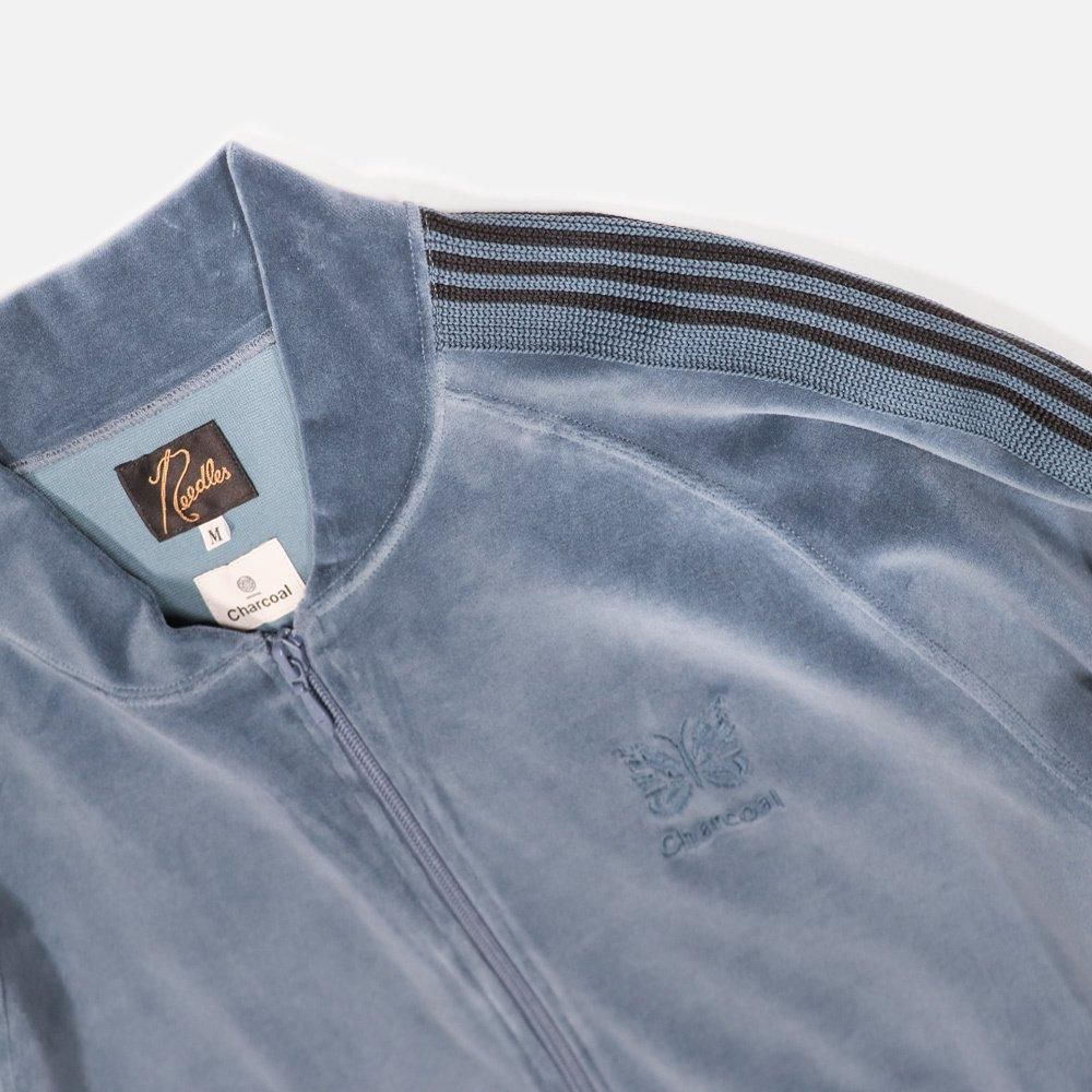 Needles（ニードルズ）〉 別注 RC Velour Track Jacket - Charcoal