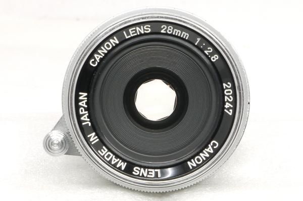 キャノン ライカLマウント 28mm F2.8 極上美品 - 日進堂カメラ