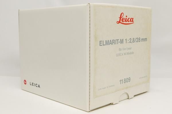 ライカ エルマリート M 28mm F2.8 E46 元箱、フード。ケース付 新品