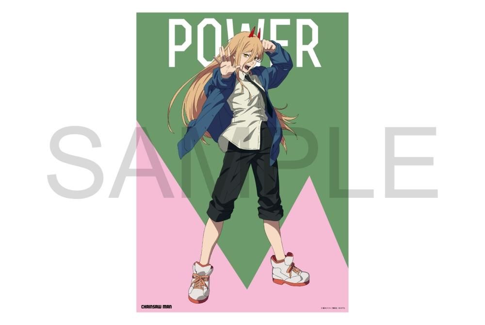 チェンソーマン A3クリアポスター パワー - ANIGA-TER