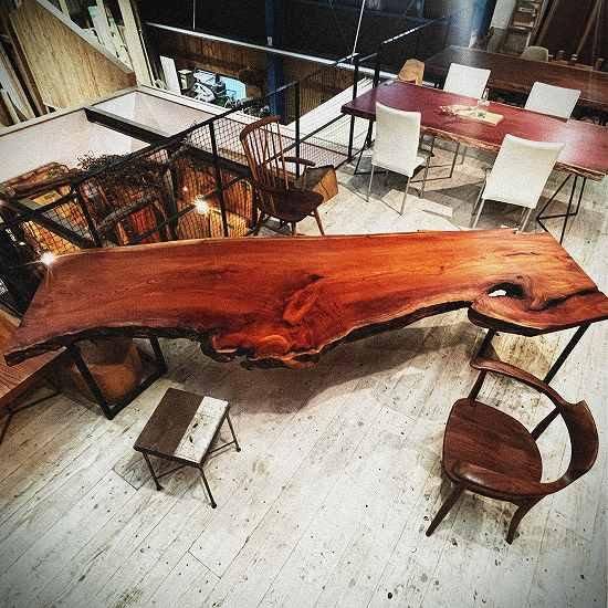 NO35 欅（ケヤキ）一枚板｜一枚板テーブル 通販｜大阪｜一枚板・無垢板