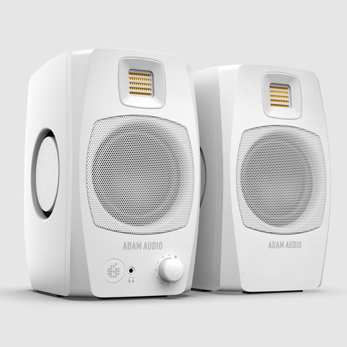 ADAM AUDIO D3V White | ADAM Audioの高品質なサウンドをデスクトップで！