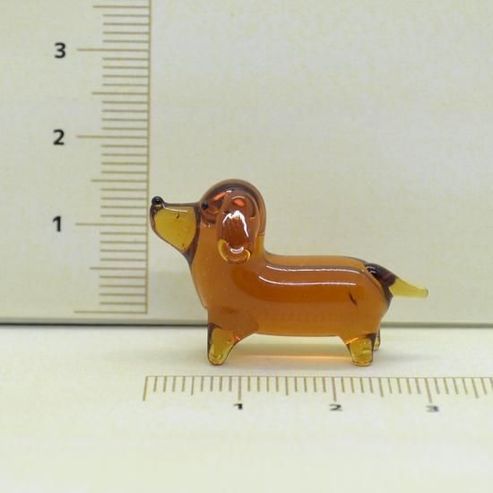 ガラス細工｜犬｜ダックス｜フォーカートグラスワークス