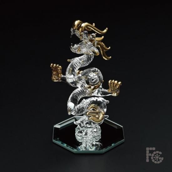 ガラス細工｜開運来福龍｜フォーカートグラスワークス