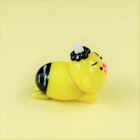 童話のミニチュアガラス細工｜黄鬼｜フォーカートグラスワークス