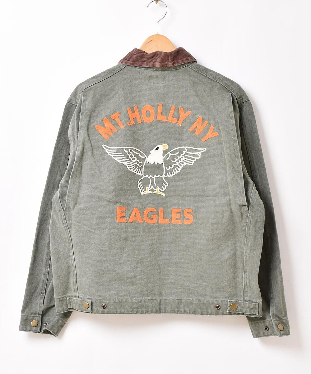 3色展開】「Backers」刺繍入り ヘビージャケット「MT.HOLLY MY EAGLES