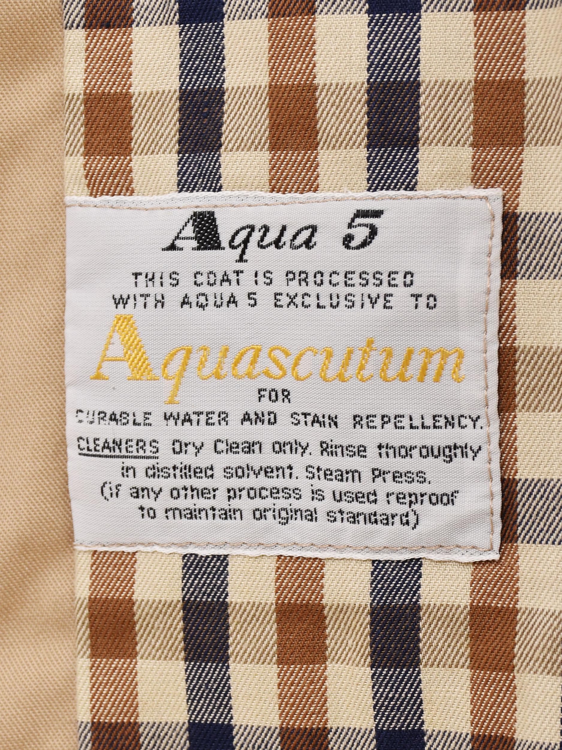 Aquascutum Aqua5 コート | バルマカーン - 古着屋グレープフルーツ