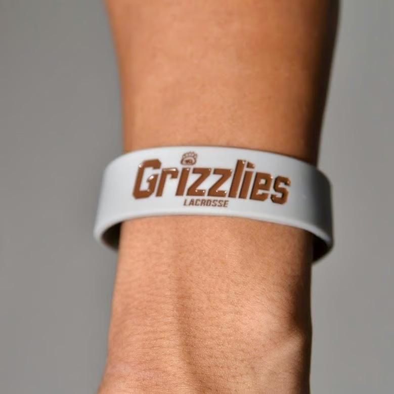 公式】Grizzlies ラバーバンド ブラウン/グレー - LAXONE