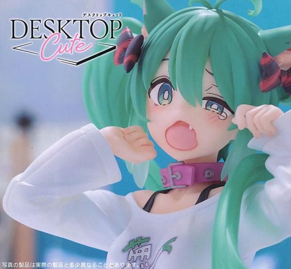 初音ミク Desktop Cute フィギュア 猫耳Tシャツver. ,タイトー