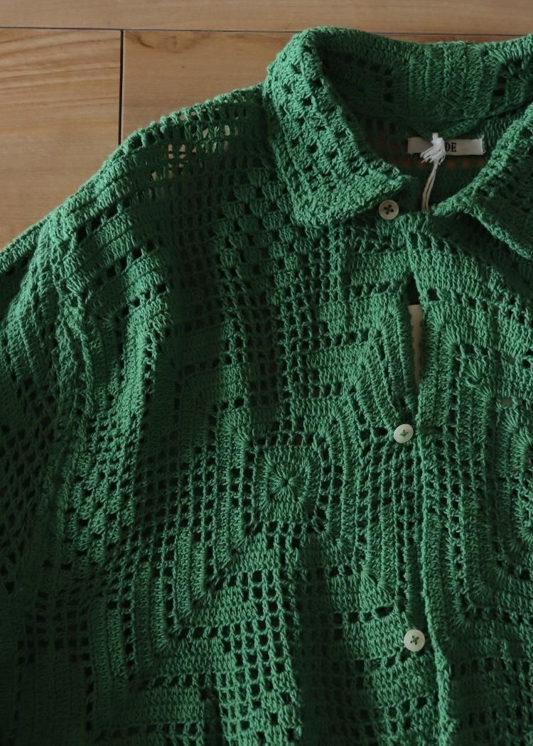 BODE【CROCHET OVERSHIRT】 - faye project