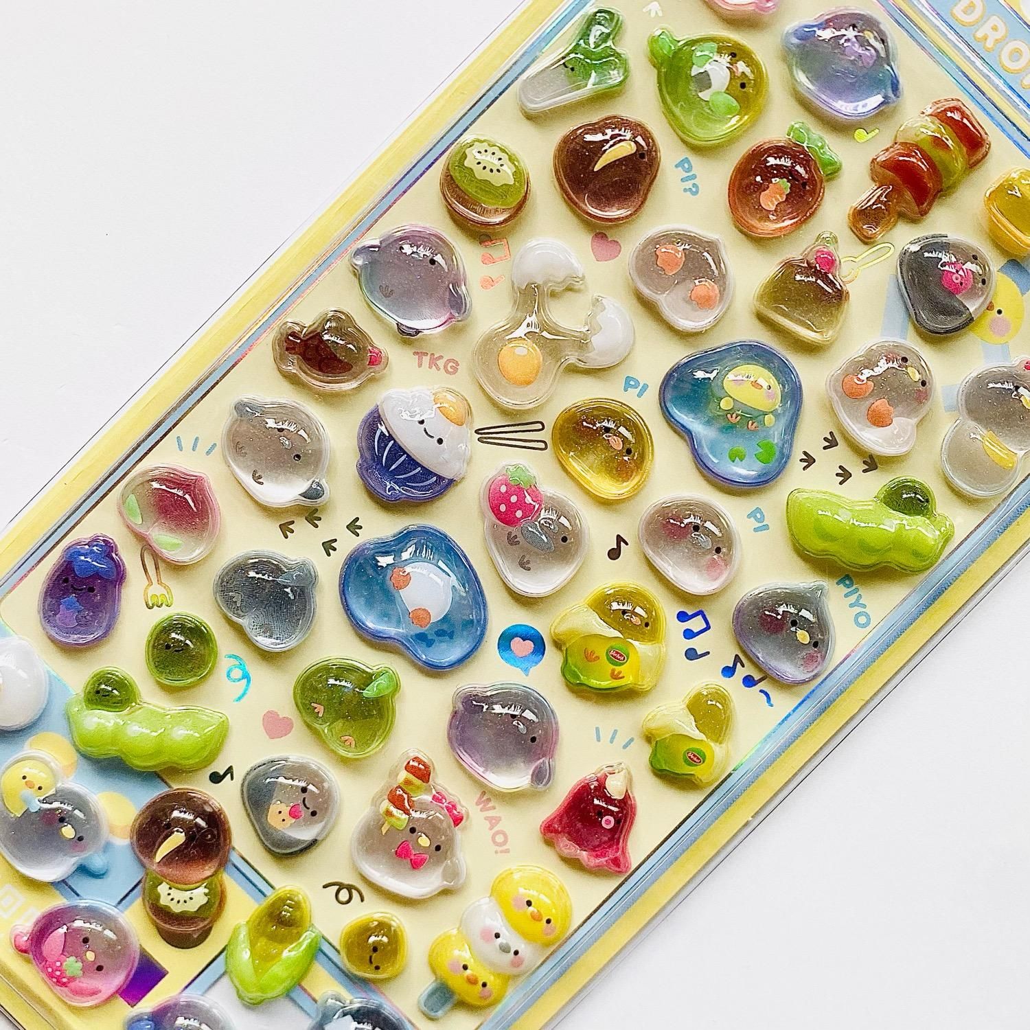 Q-lia(クーリア) BONBON DROP SEAL(ボンボンドロップシール) ぴよぴよ